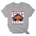 Even My Dog Loves Trump Doghouse Womens 1961 - Adult & Kids T-Shirts, Sweatshirts & Hoodies apparel design preview 1