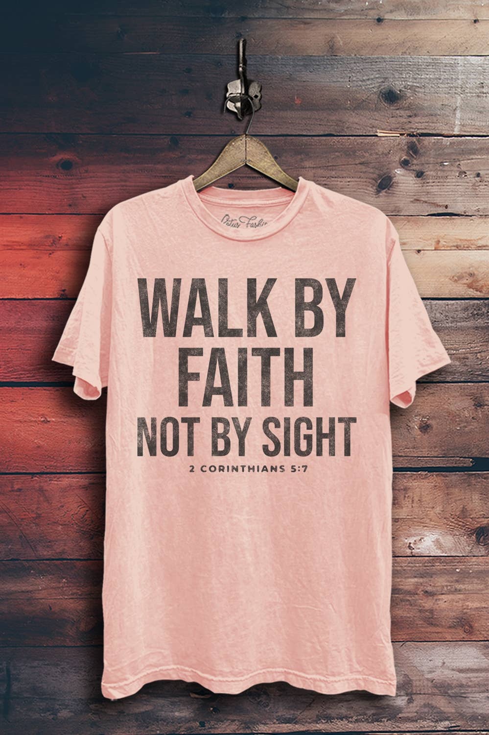 Walk By Faith Graphic Top - Adult & Kids T-Shirts, Sweatshirts & Hoodies apparel design preview 1