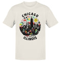 Chicago Illinois Skyline Art Men's - Adult & Kids T-Shirts, Sweatshirts & Hoodies apparel design preview 1