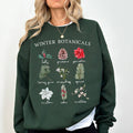 Winter Botanicals, Holly, Poinsettia, Pine Tree - Adult & Kids T-Shirts, Sweatshirts & Hoodies apparel design preview 1