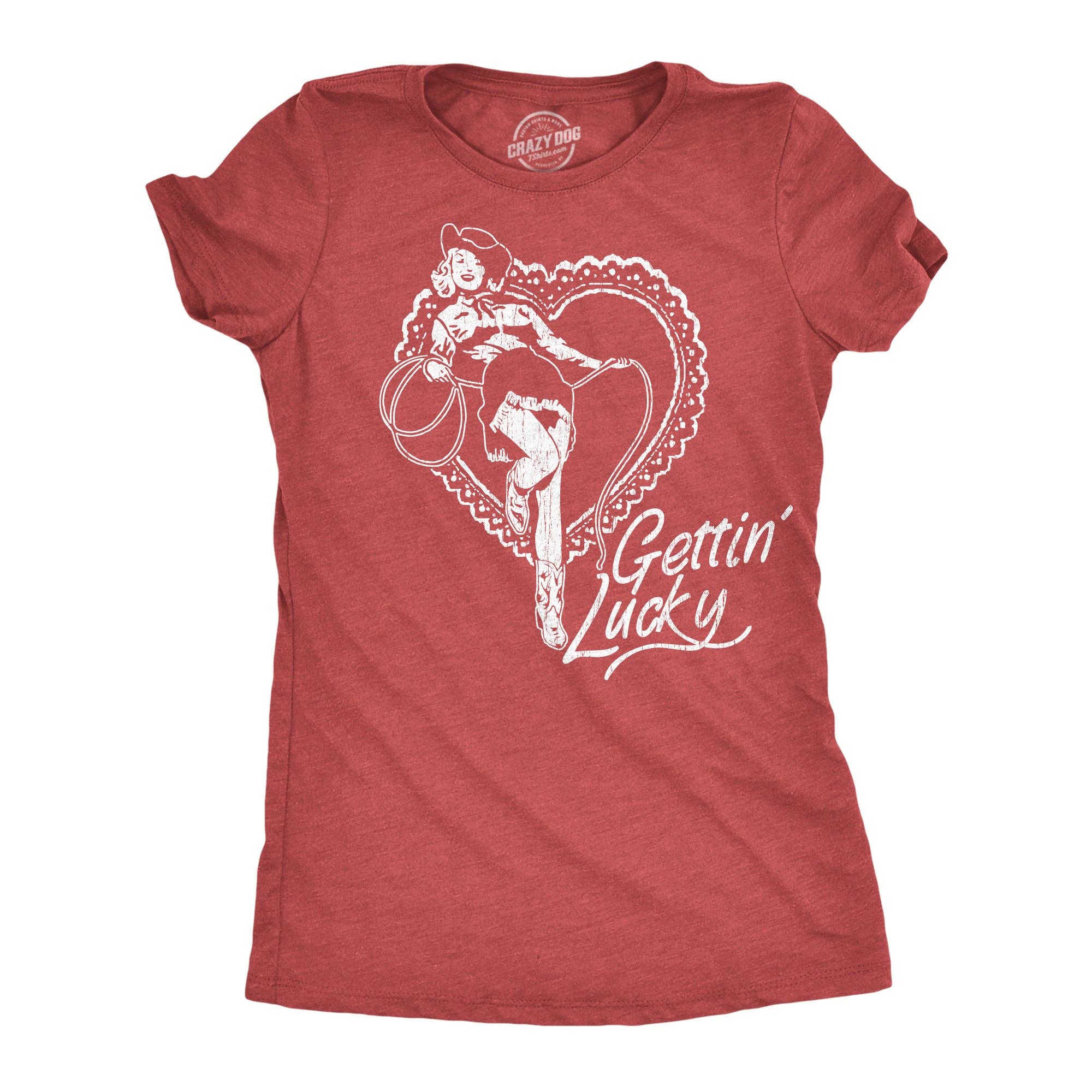 Gettin Lucky Women's - Adult & Kids T-Shirts, Sweatshirts & Hoodies apparel design preview 1