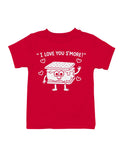 Cute S'mores Love Cartoon Design Youth's - Adult & Kids T-Shirts, Sweatshirts & Hoodies apparel design preview 1