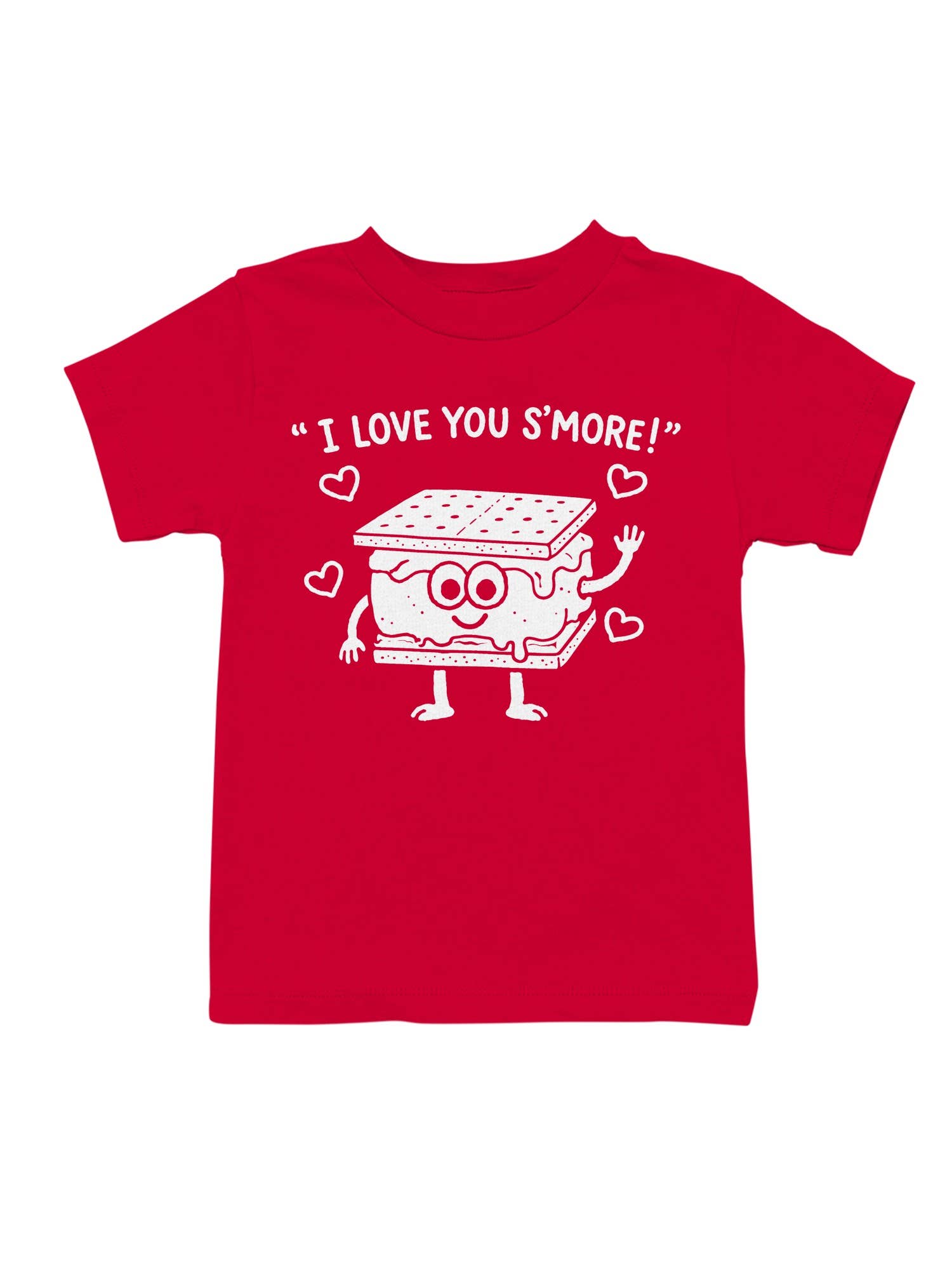 Cute S'mores Love Cartoon Design Youth's - Adult & Kids T-Shirts, Sweatshirts & Hoodies apparel design preview 1
