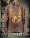 Born Free Acid Wash Crew Neck - Adult & Kids T-Shirts, Sweatshirts & Hoodies apparel design preview 1