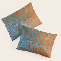 Vintage Rust, Copper and Blue Pillow Sham Gallery - Adult & Kids T-Shirts, Sweatshirts & Hoodies apparel design preview 1
