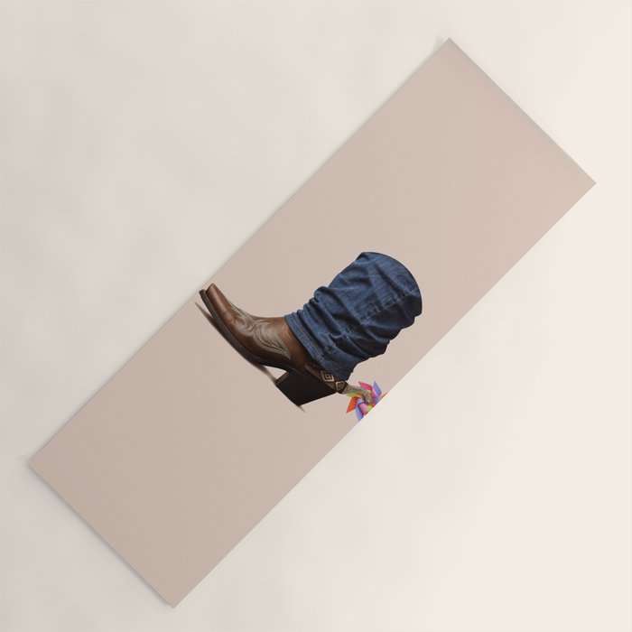Funny Cowboy Yoga Mat Gallery Image 1 - Adult & Kids T-Shirts, Sweatshirts & Hoodies apparel design preview 1