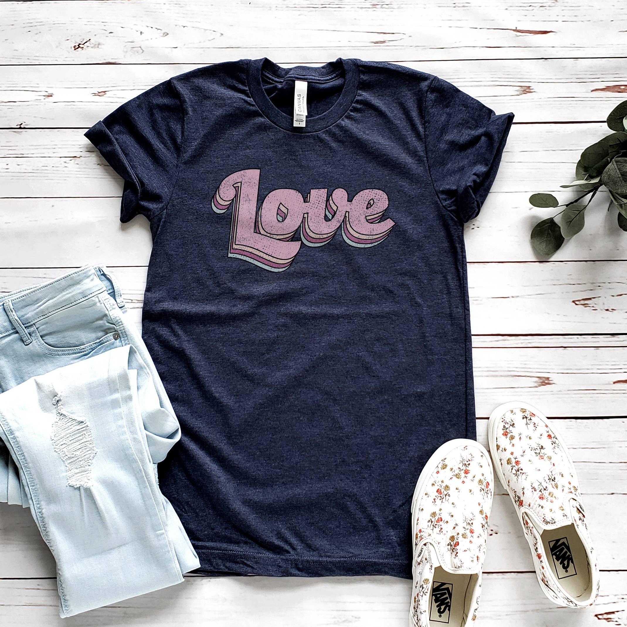 Love Script Valentine's Day Sizes XS-2XL - Adult & Kids T-Shirts, Sweatshirts & Hoodies apparel design preview 1