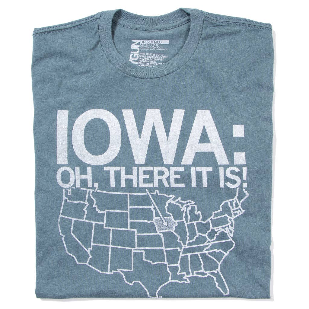 Iowa, Oh There It Is! - Adult & Kids T-Shirts, Sweatshirts & Hoodies apparel design preview 1