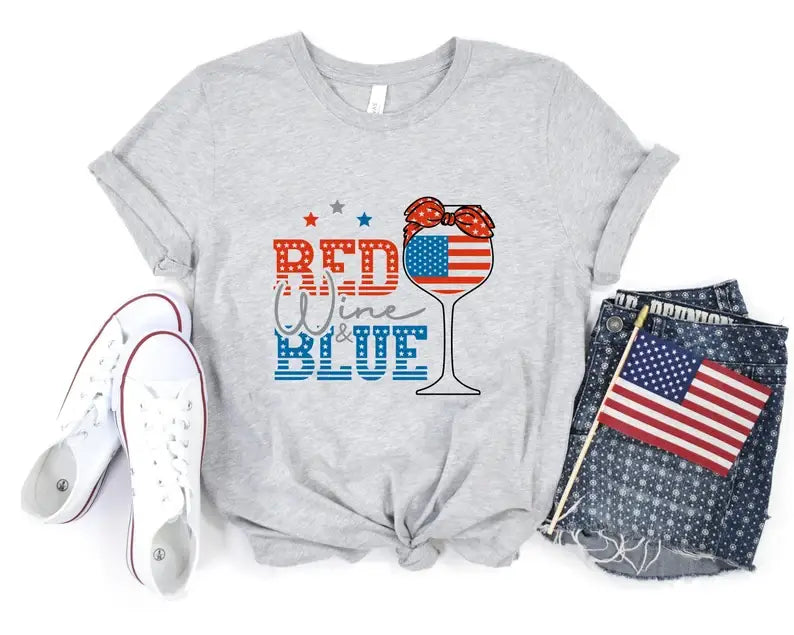 Red Wine Blue - Adult & Kids T-Shirts, Sweatshirts & Hoodies apparel design preview 1