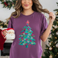 Faux Painted Bow Christmas Tree - Adult & Kids T-Shirts, Sweatshirts & Hoodies apparel design preview 1