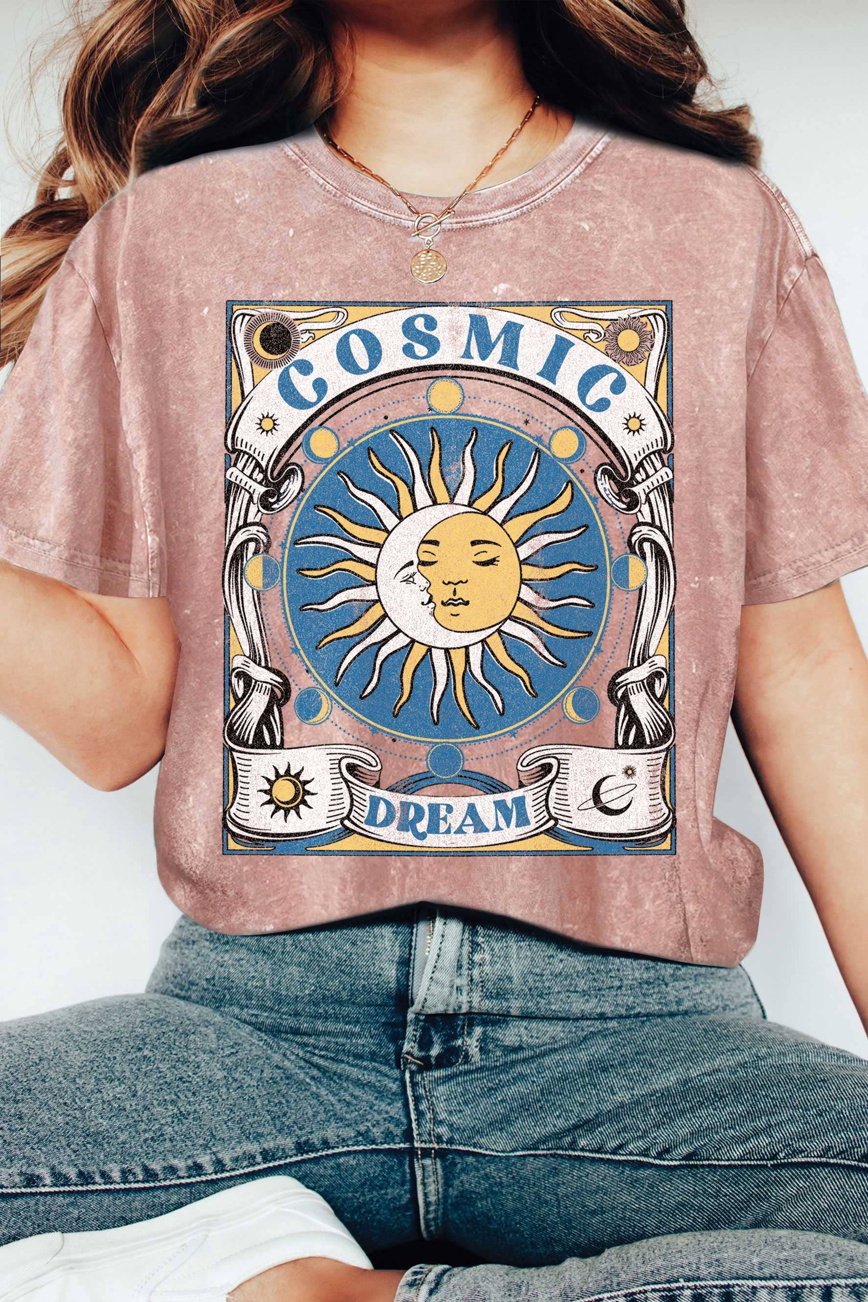 Cosmic Dream Sun God Graphic - Adult & Kids T-Shirts, Sweatshirts & Hoodies apparel design preview 1