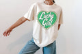 Lucky Girl Heart St Patricks Day Graphic - Adult & Kids T-Shirts, Sweatshirts & Hoodies apparel design preview 1