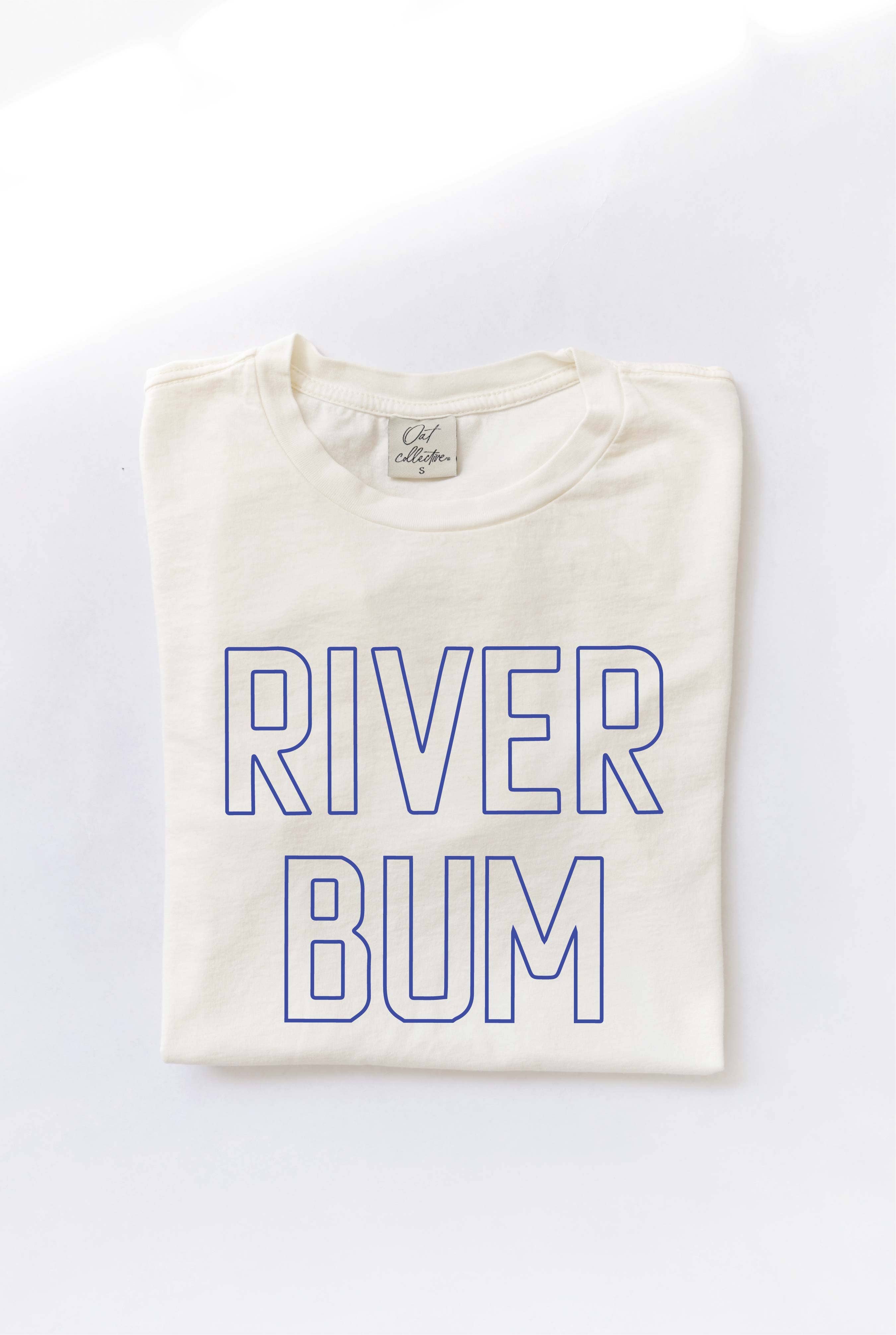 River Bum Mineral Washed Graphic Top - Adult & Kids T-Shirts, Sweatshirts & Hoodies apparel design preview 1