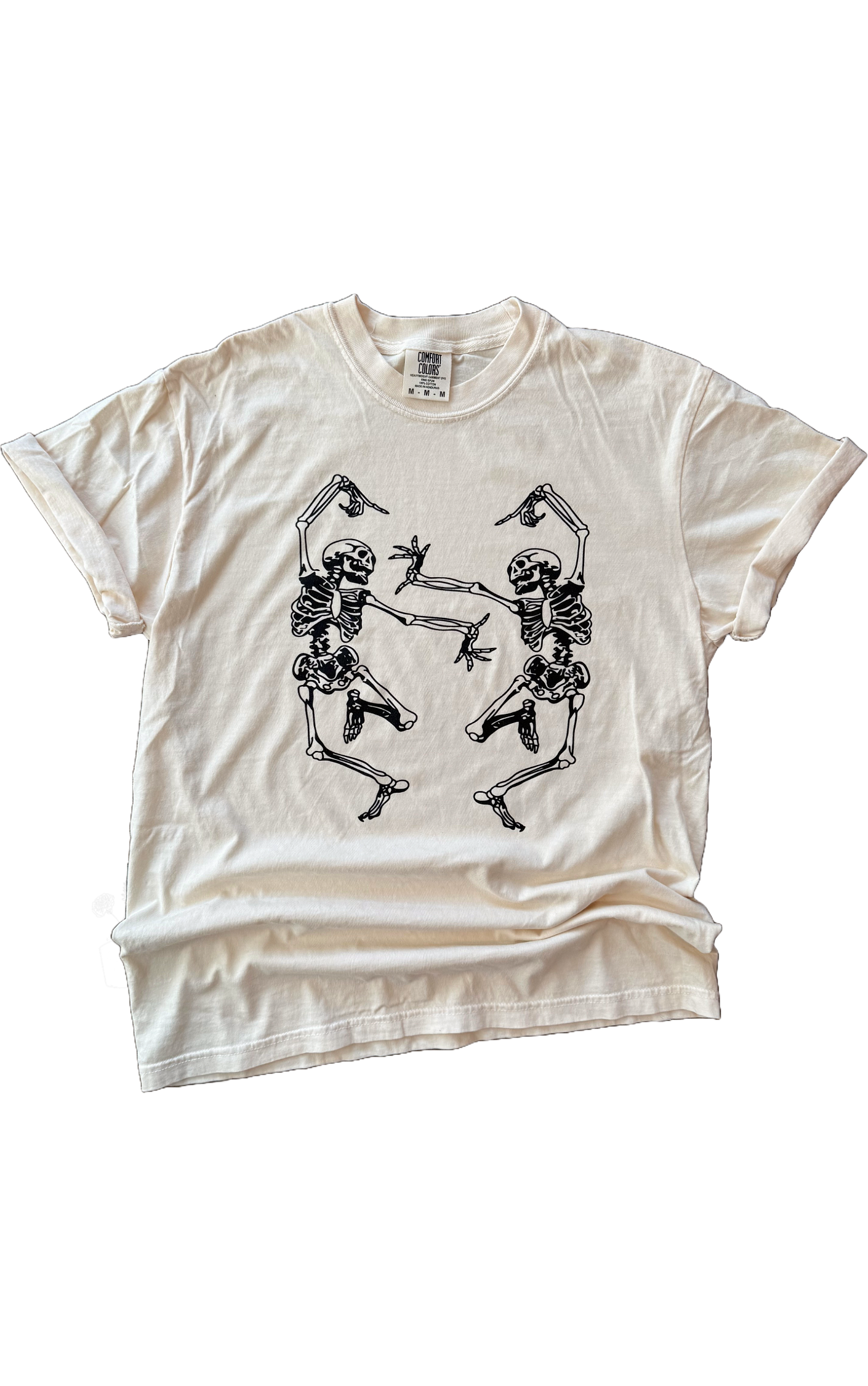 Skeleton Dance Battle Halloween (Whiteout Edition) - Adult & Kids T-Shirts, Sweatshirts & Hoodies apparel design preview 1