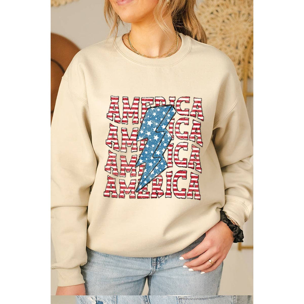 America Vintage Graphic - Adult & Kids T-Shirts, Sweatshirts & Hoodies apparel design preview 1