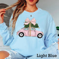 Pink Christmas Car 2025 Gildan - Adult & Kids T-Shirts, Sweatshirts & Hoodies apparel design preview 1