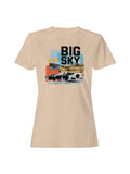 Big Sky Bison Landscape Art Women's - Adult & Kids T-Shirts, Sweatshirts & Hoodies apparel design preview 1