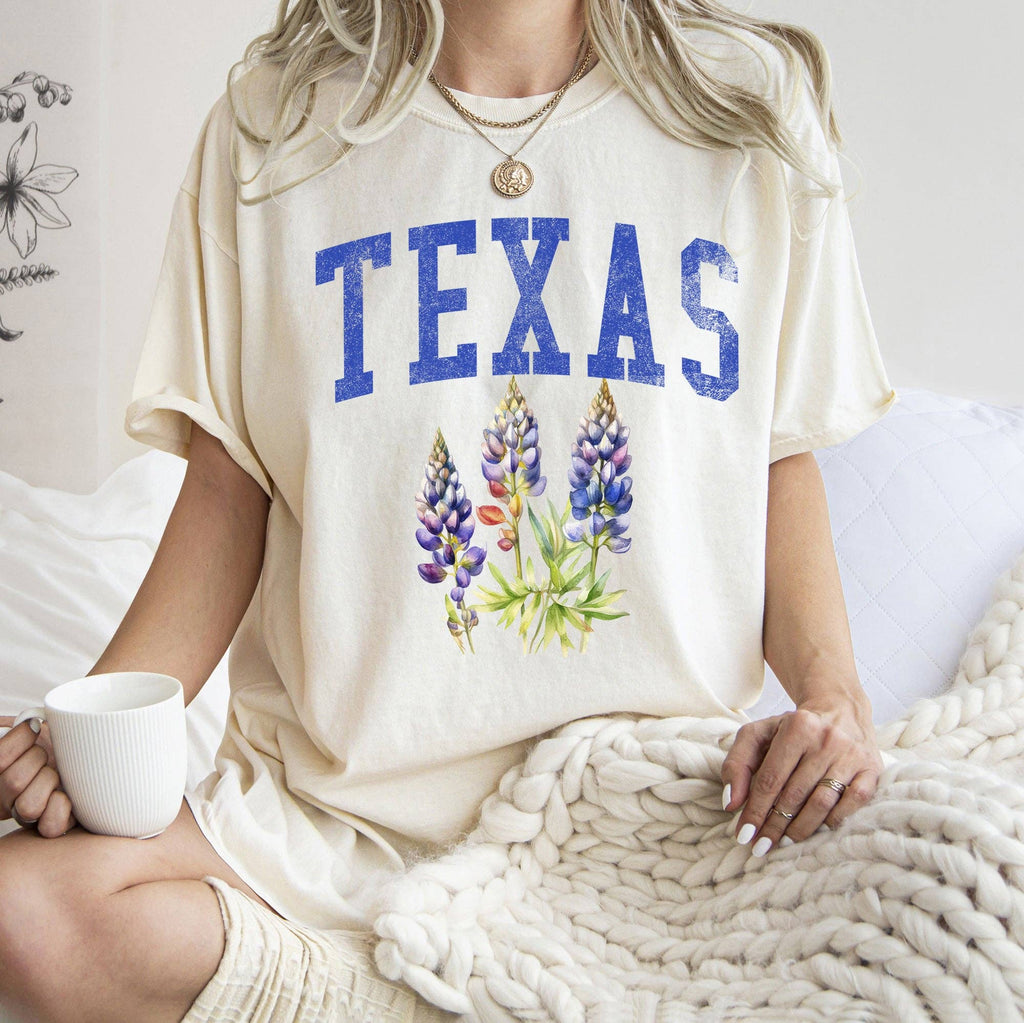 Texas State Flower - Adult & Kids T-Shirts, Sweatshirts & Hoodies apparel design preview 1