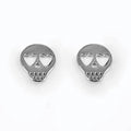 Gold-Dipped Brass Skull Earrings - Adult & Kids T-Shirts, Sweatshirts & Hoodies apparel design preview 1