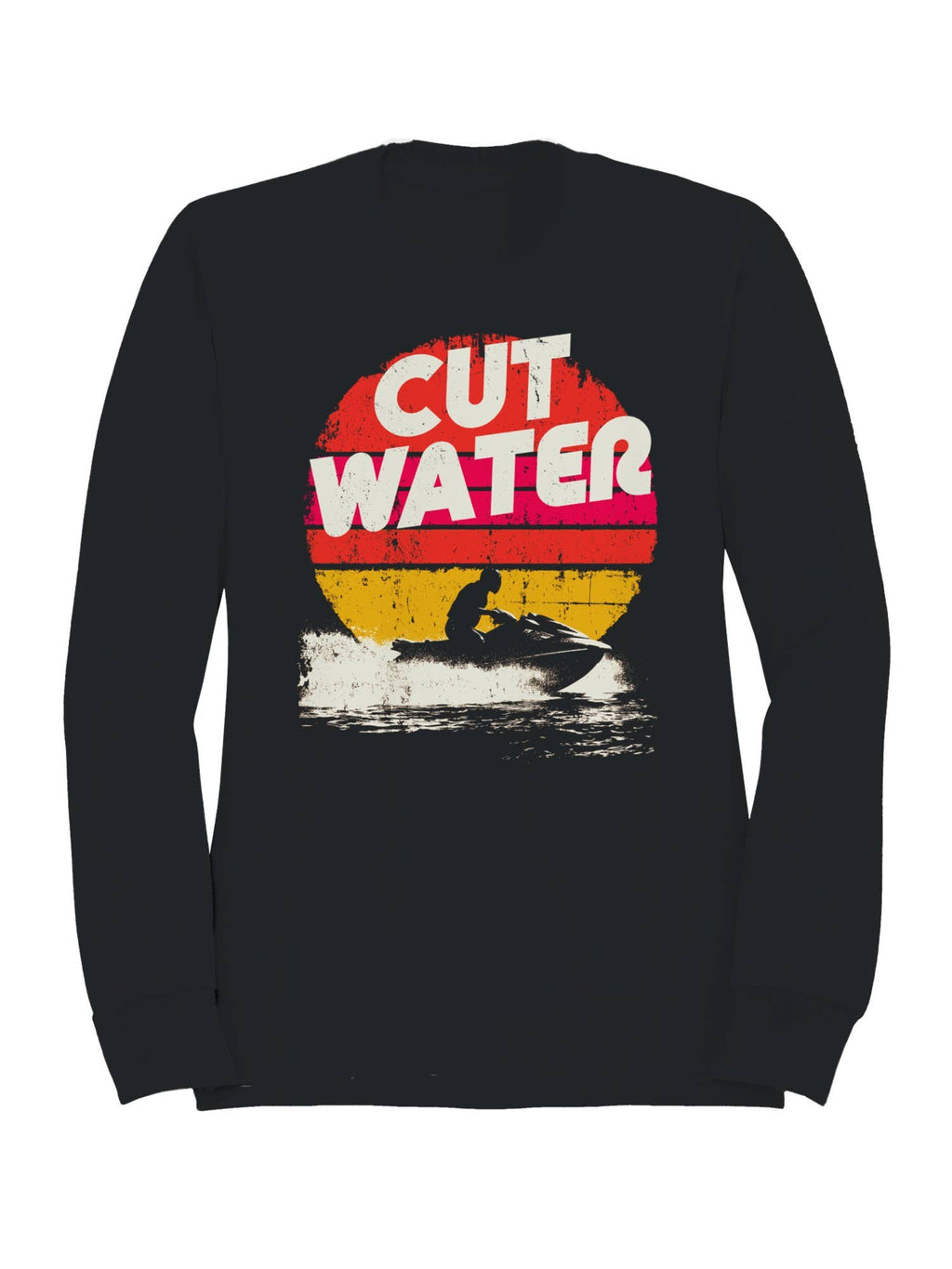 Retro Jet Ski Adventure Graphic Men's - Adult & Kids T-Shirts, Sweatshirts & Hoodies apparel design preview 1