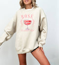Rose Social Club, Cocktail Time, Wine, Girly, Women's - Adult & Kids T-Shirts, Sweatshirts & Hoodies apparel design preview 1