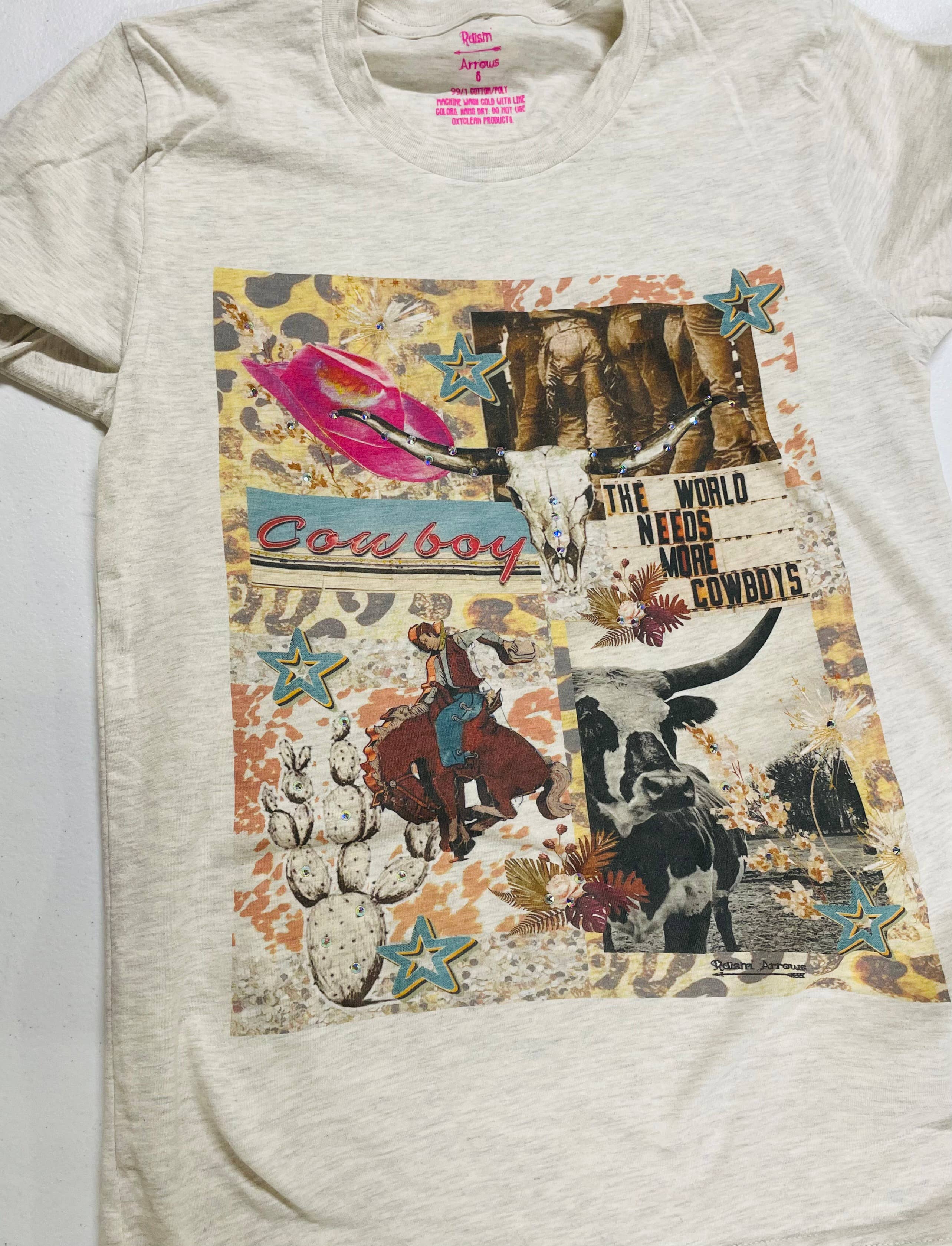 Cowboy Collage - Adult & Kids T-Shirts, Sweatshirts & Hoodies apparel design preview 1