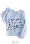 Livin' On A Prayer Thermal Vintage - Adult & Kids T-Shirts, Sweatshirts & Hoodies apparel design preview 1