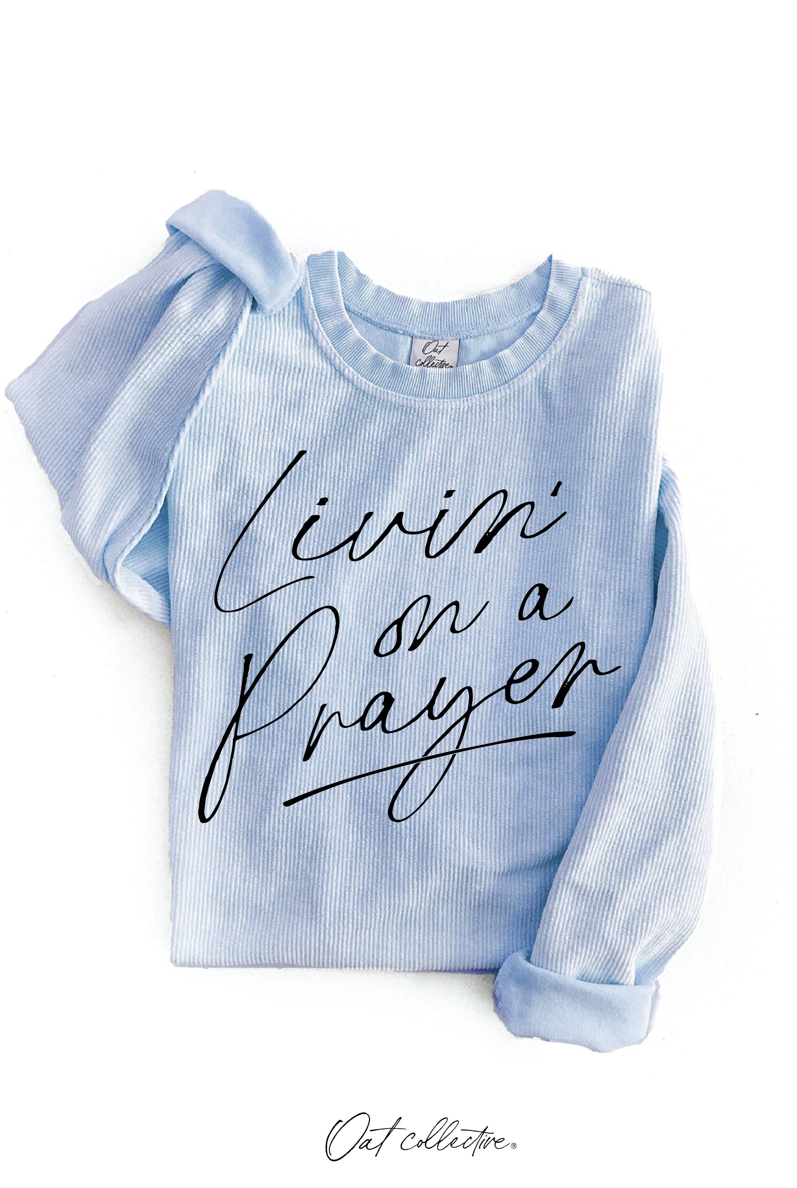 Livin' On A Prayer Thermal Vintage - Adult & Kids T-Shirts, Sweatshirts & Hoodies apparel design preview 1