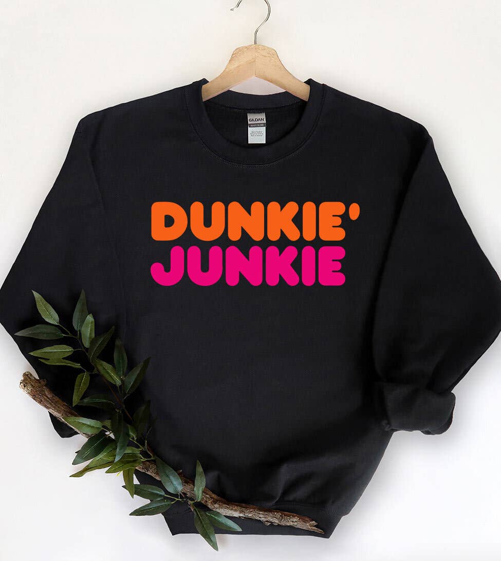 Dunkie Junkie Funny - Adult & Kids T-Shirts, Sweatshirts & Hoodies apparel design preview 1