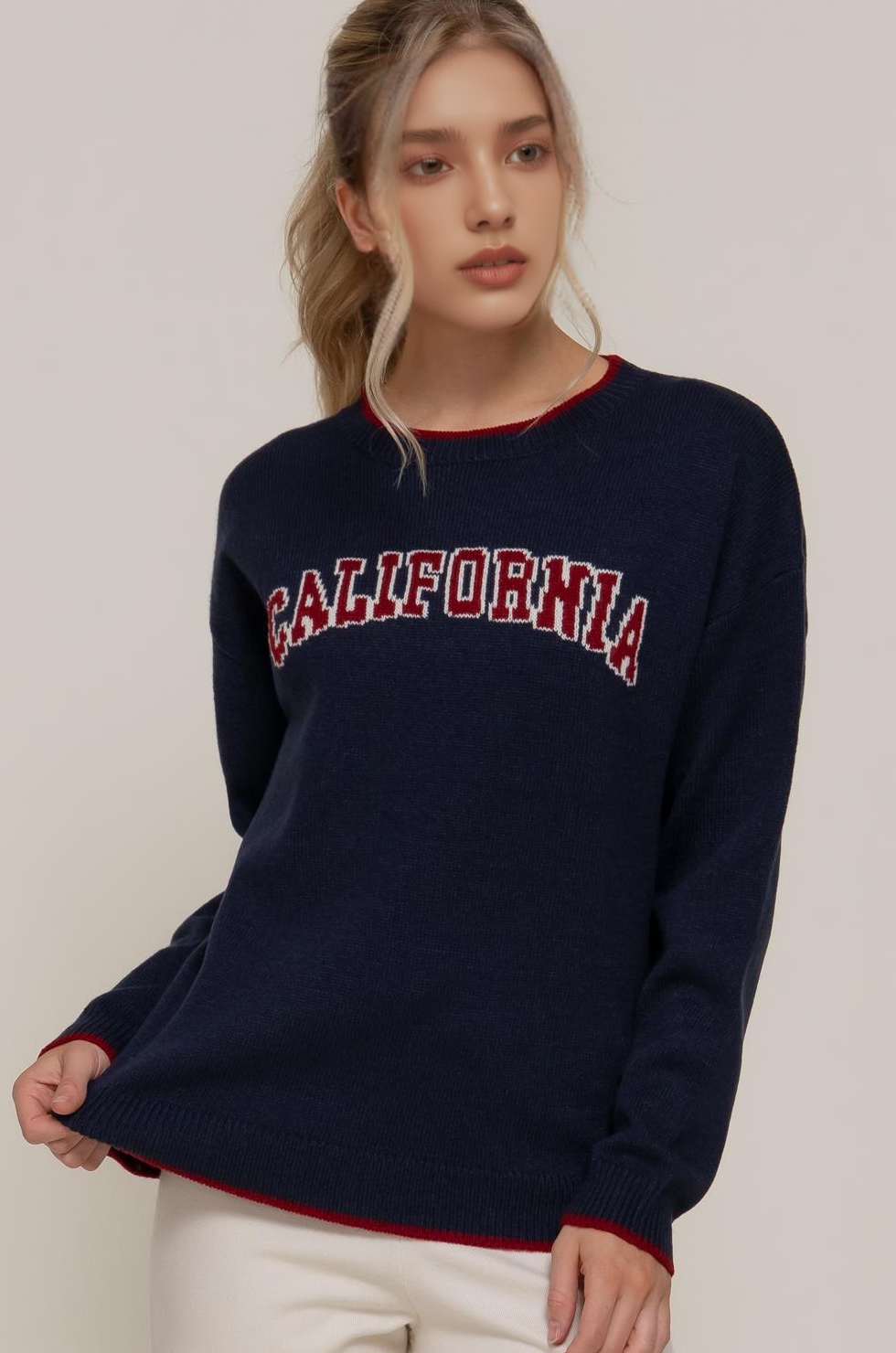 0918 California Lettering Sweater SI-28805 - Adult & Kids T-Shirts, Sweatshirts & Hoodies apparel design preview 1