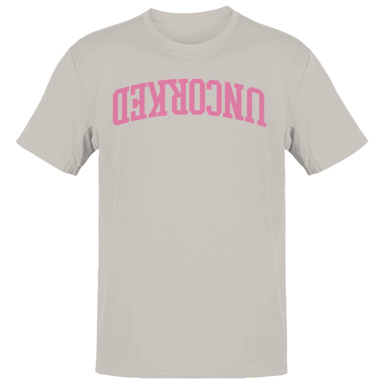 Uncorked Pink Retro Wine Quote Men's - Adult & Kids T-Shirts, Sweatshirts & Hoodies apparel design preview 1