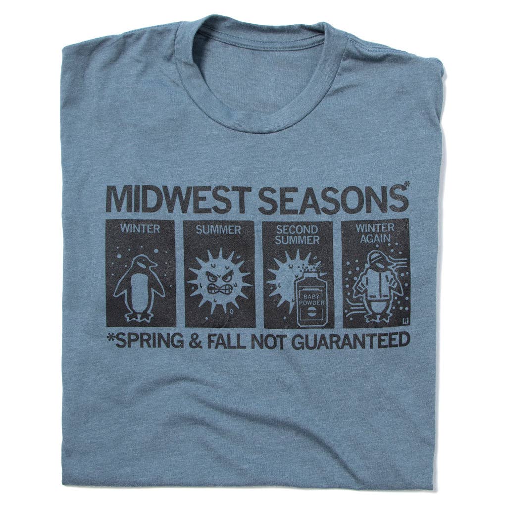 Midwest Seasons: Spring and Fall - Adult & Kids T-Shirts, Sweatshirts & Hoodies apparel design preview 1