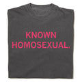 Known Homosexual Heavyweight - Adult & Kids T-Shirts, Sweatshirts & Hoodies apparel design preview 1