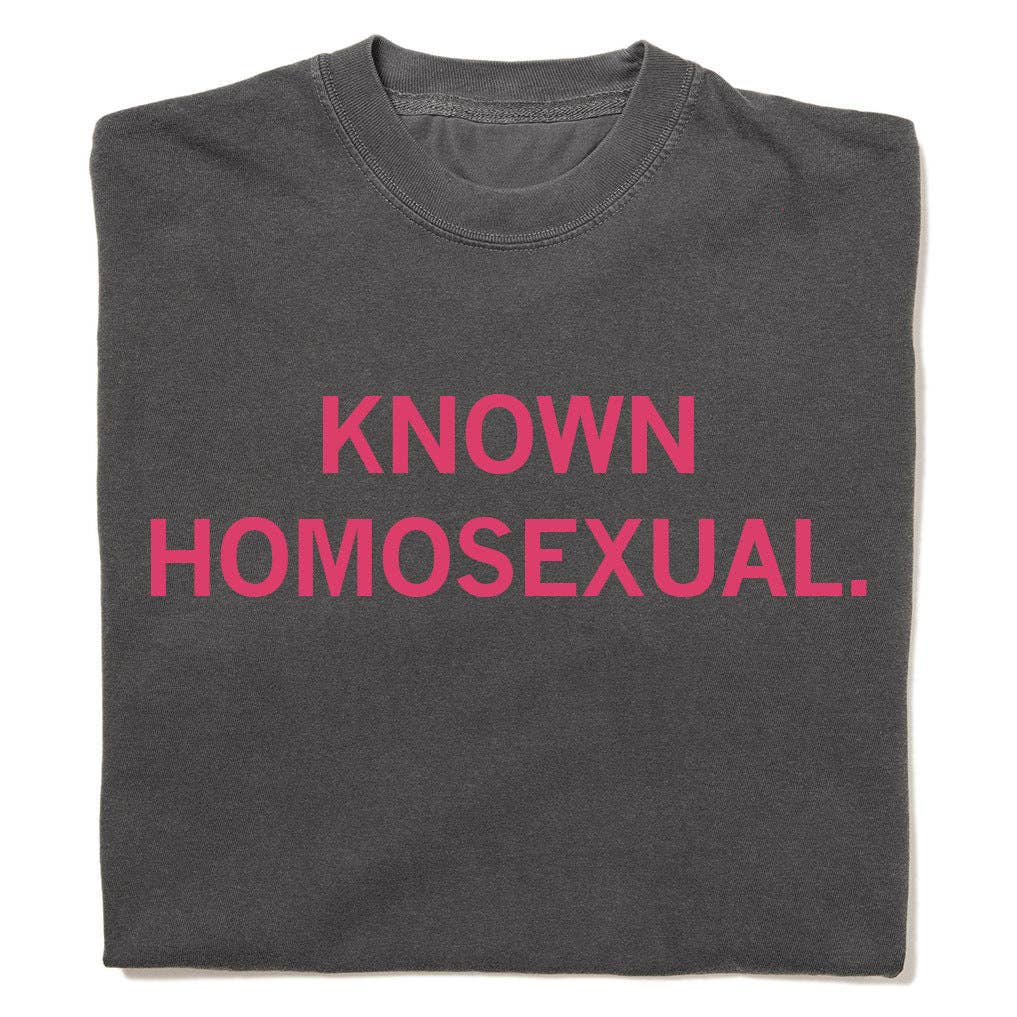 Known Homosexual Heavyweight - Adult & Kids T-Shirts, Sweatshirts & Hoodies apparel design preview 1