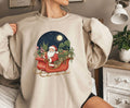 Plant Lover Christmas Santa in Sleigh with - Adult & Kids T-Shirts, Sweatshirts & Hoodies apparel design preview 1