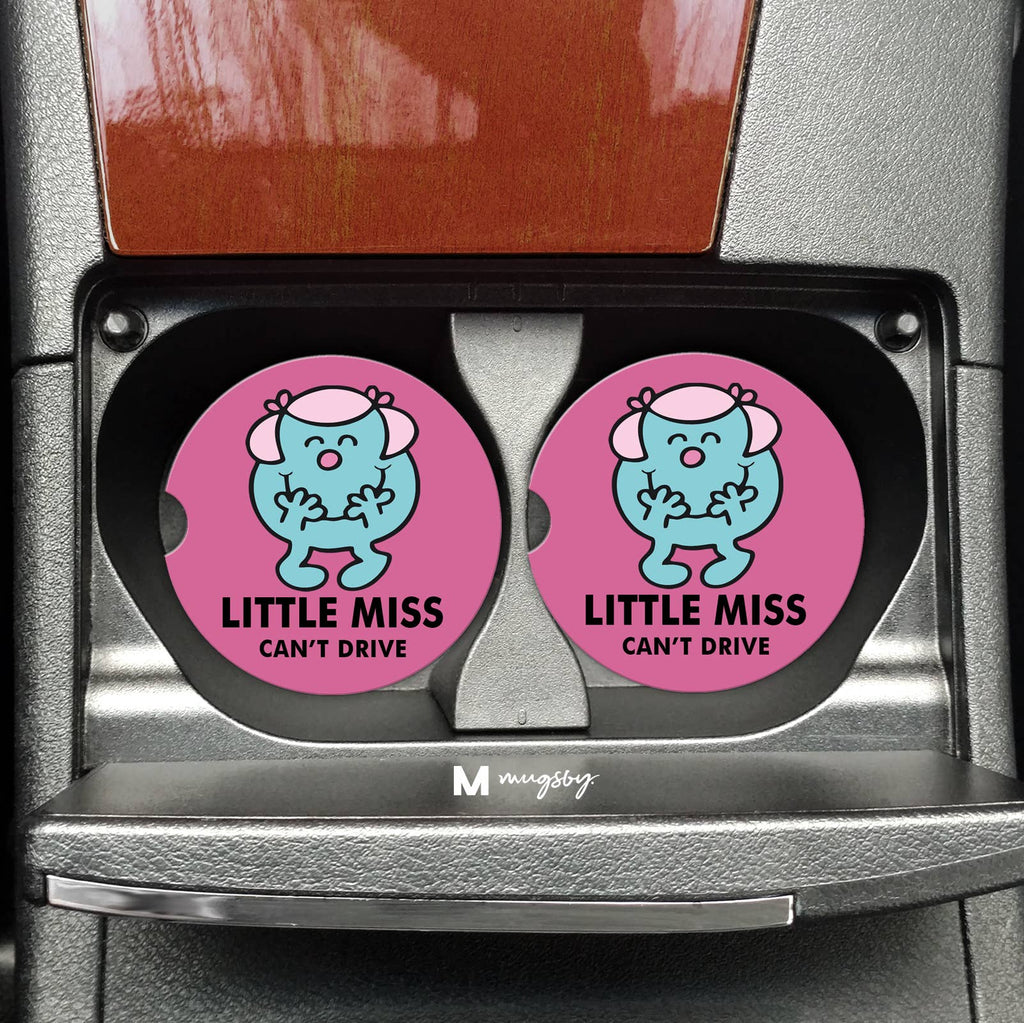 Little Miss Can't Drive Car Coasters - Adult & Kids T-Shirts, Sweatshirts & Hoodies apparel design preview 1
