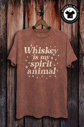 Whiskey Is My Spirit Animal Graphic Top - Adult & Kids T-Shirts, Sweatshirts & Hoodies apparel design preview 1