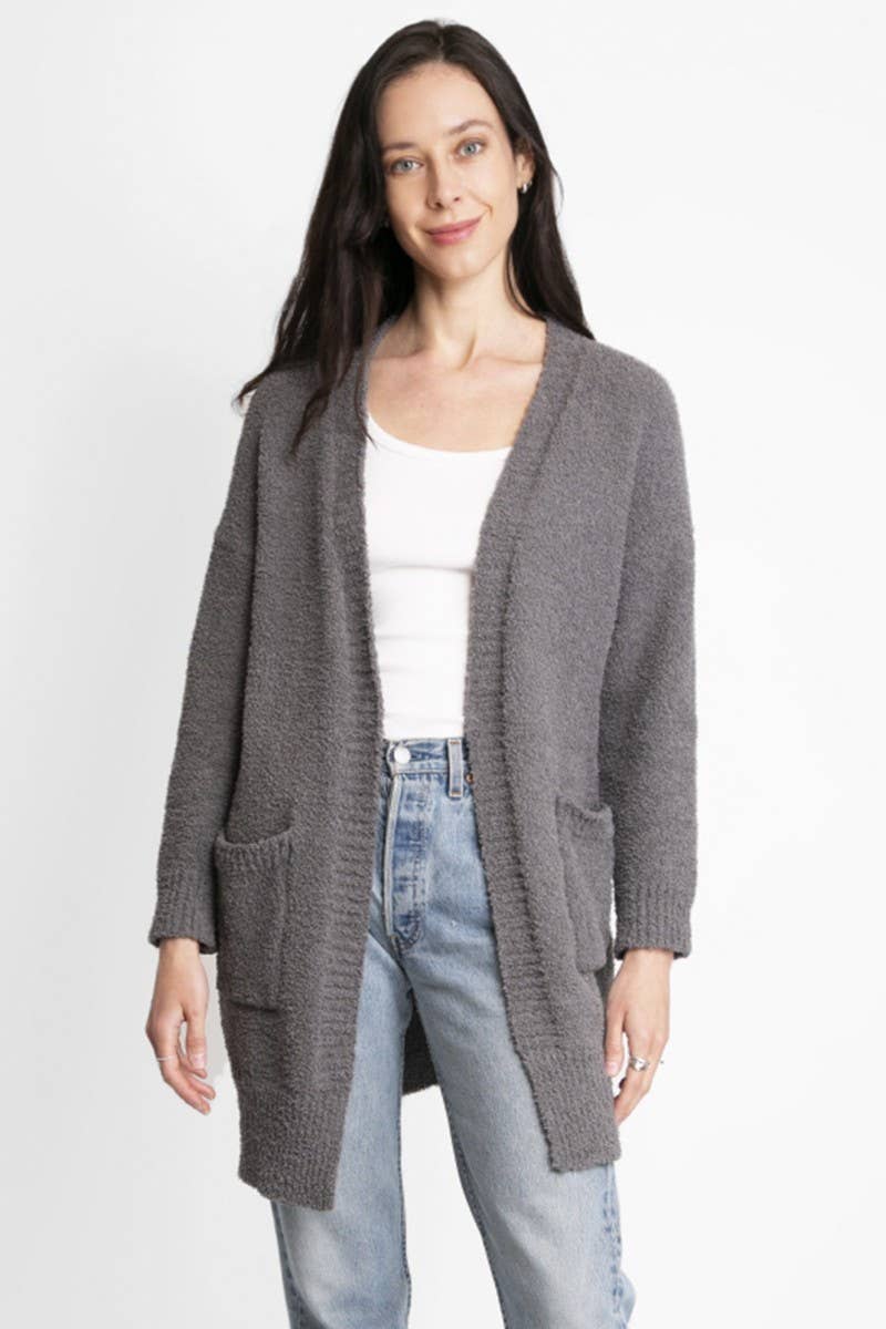 Solid Color Luxury Soft Cardigan W Pockets - Adult & Kids T-Shirts, Sweatshirts & Hoodies apparel design preview 1