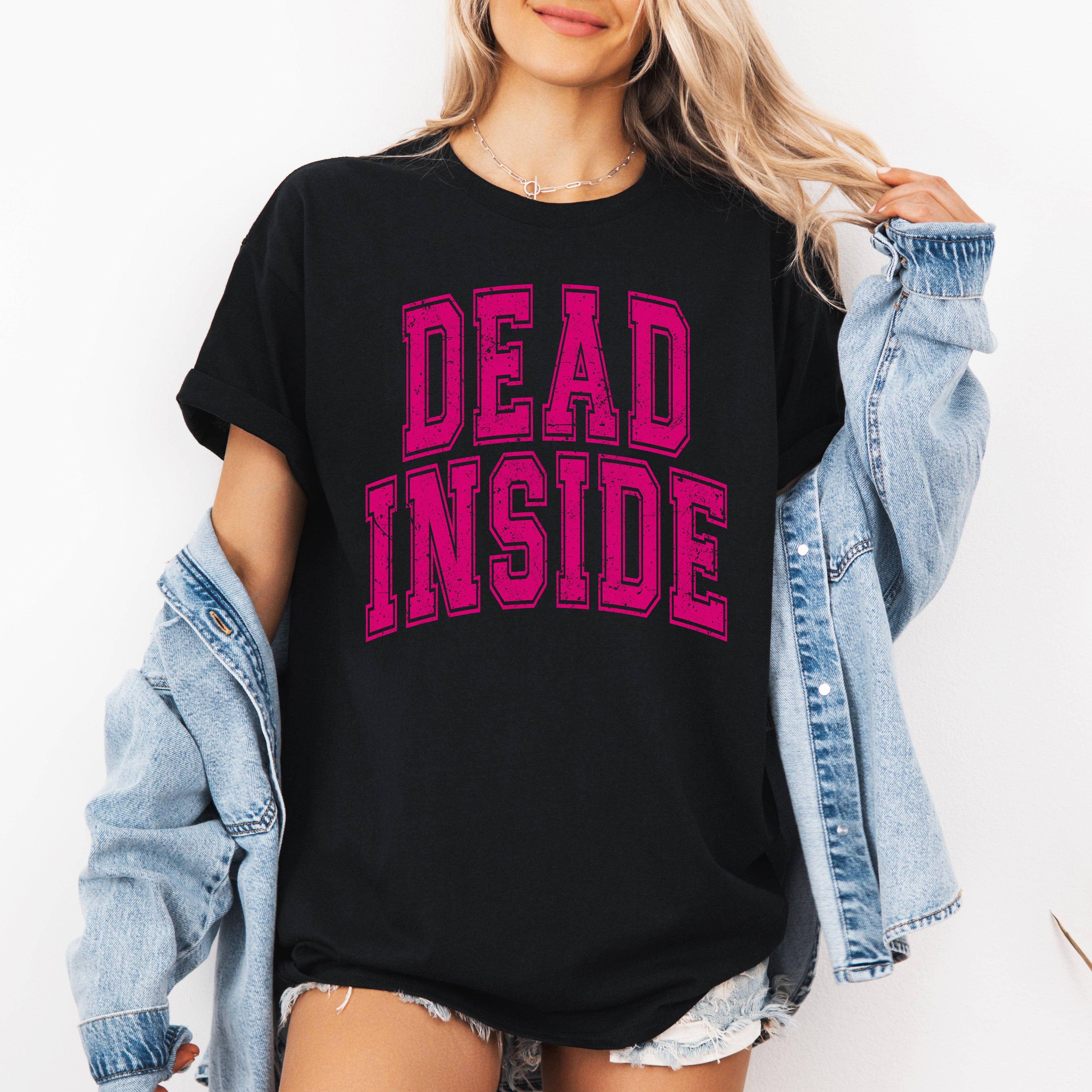 Dead Inside, Mood, Halloween, Vibes, - Adult & Kids T-Shirts, Sweatshirts & Hoodies apparel design preview 1