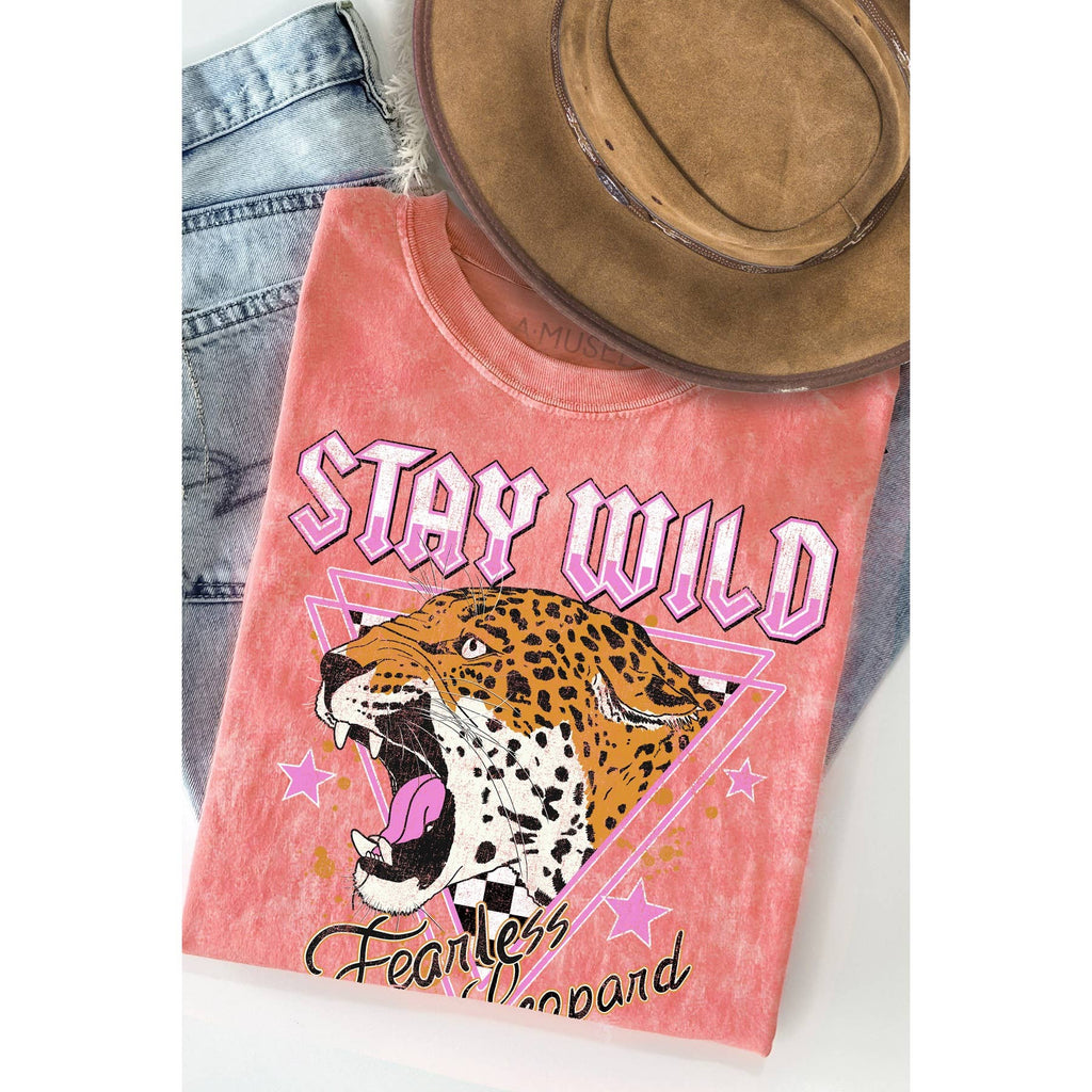 Stay Wild Mineral Wash - Adult & Kids T-Shirts, Sweatshirts & Hoodies apparel design preview 1