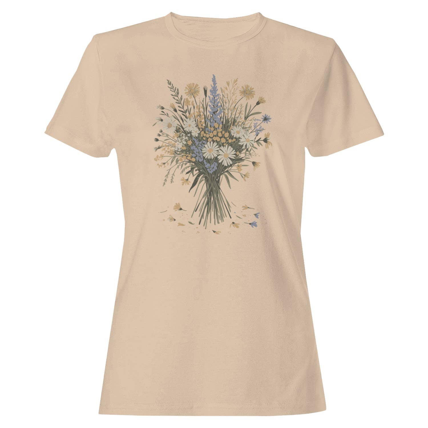 Vintage Wildflower Bouquet Women's - Adult & Kids T-Shirts, Sweatshirts & Hoodies apparel design preview 1