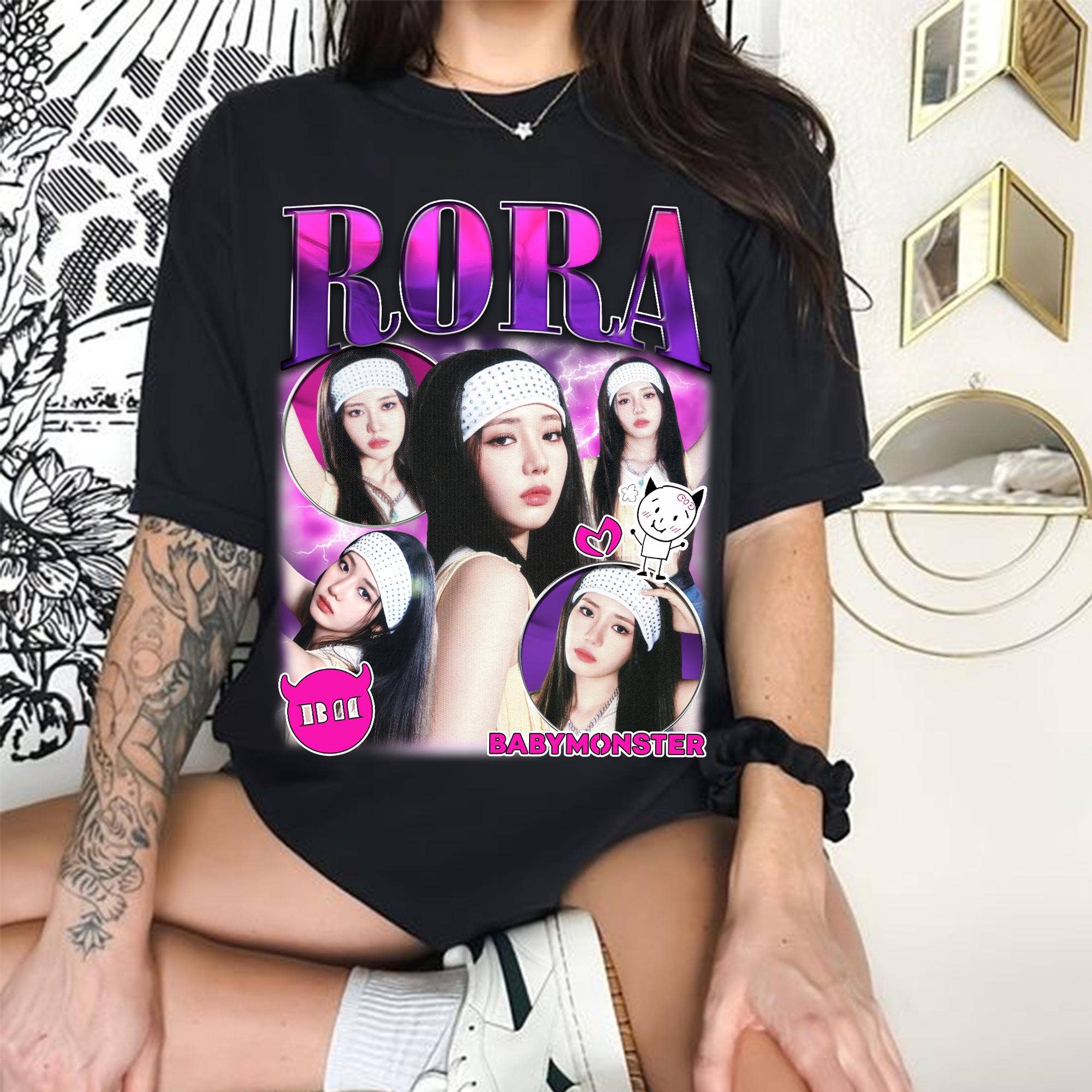 Babymonster World Tour 2025 - Adult & Kids T-Shirts, Sweatshirts & Hoodies apparel design preview 1