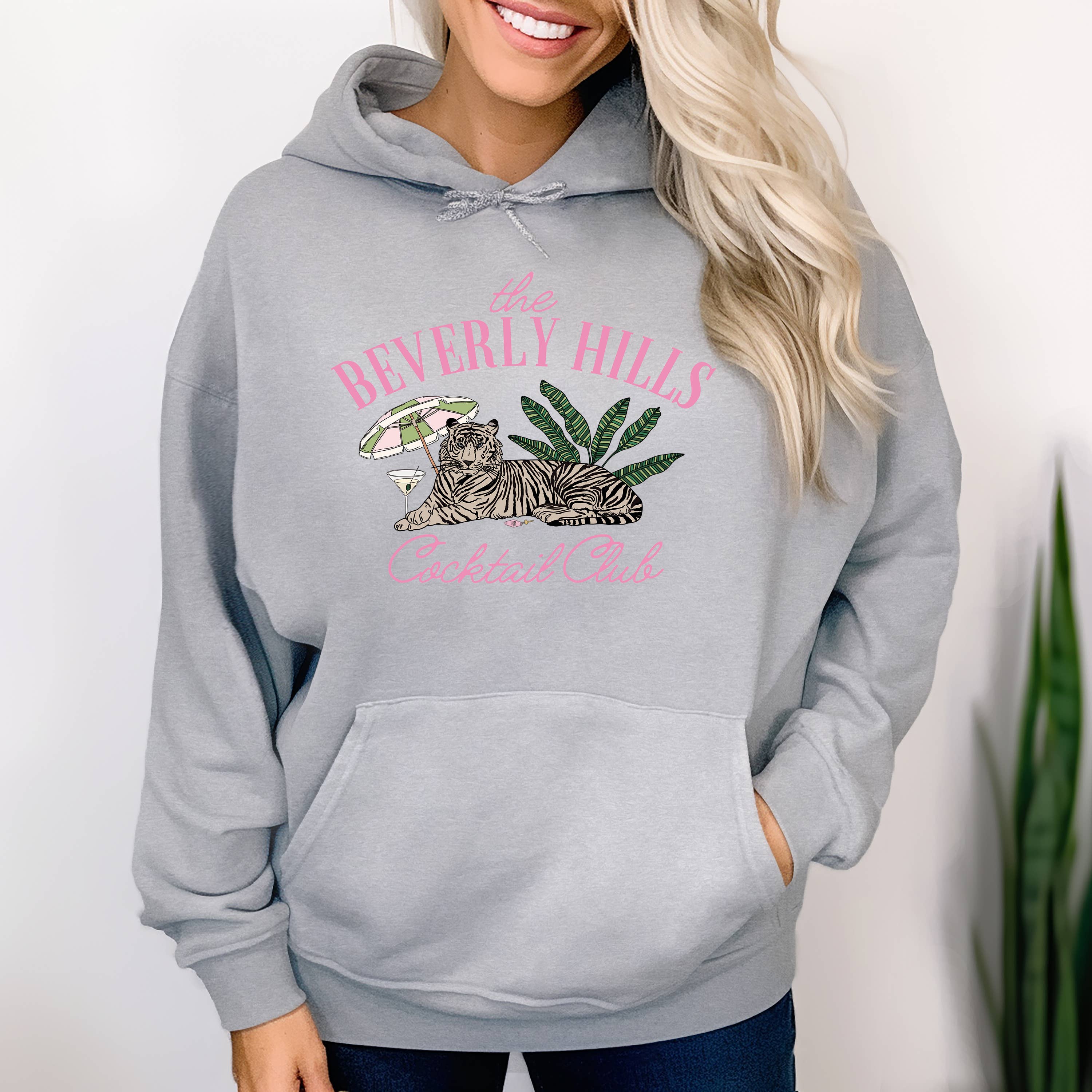 Beverly Hills Social Club, Cocktail - Adult & Kids T-Shirts, Sweatshirts & Hoodies apparel design preview 1