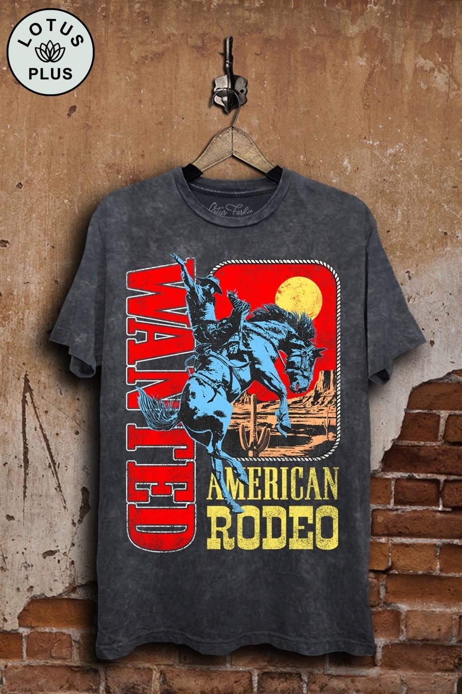 Wanted American Rodeo Graphic Top - Adult & Kids T-Shirts, Sweatshirts & Hoodies apparel design preview 1