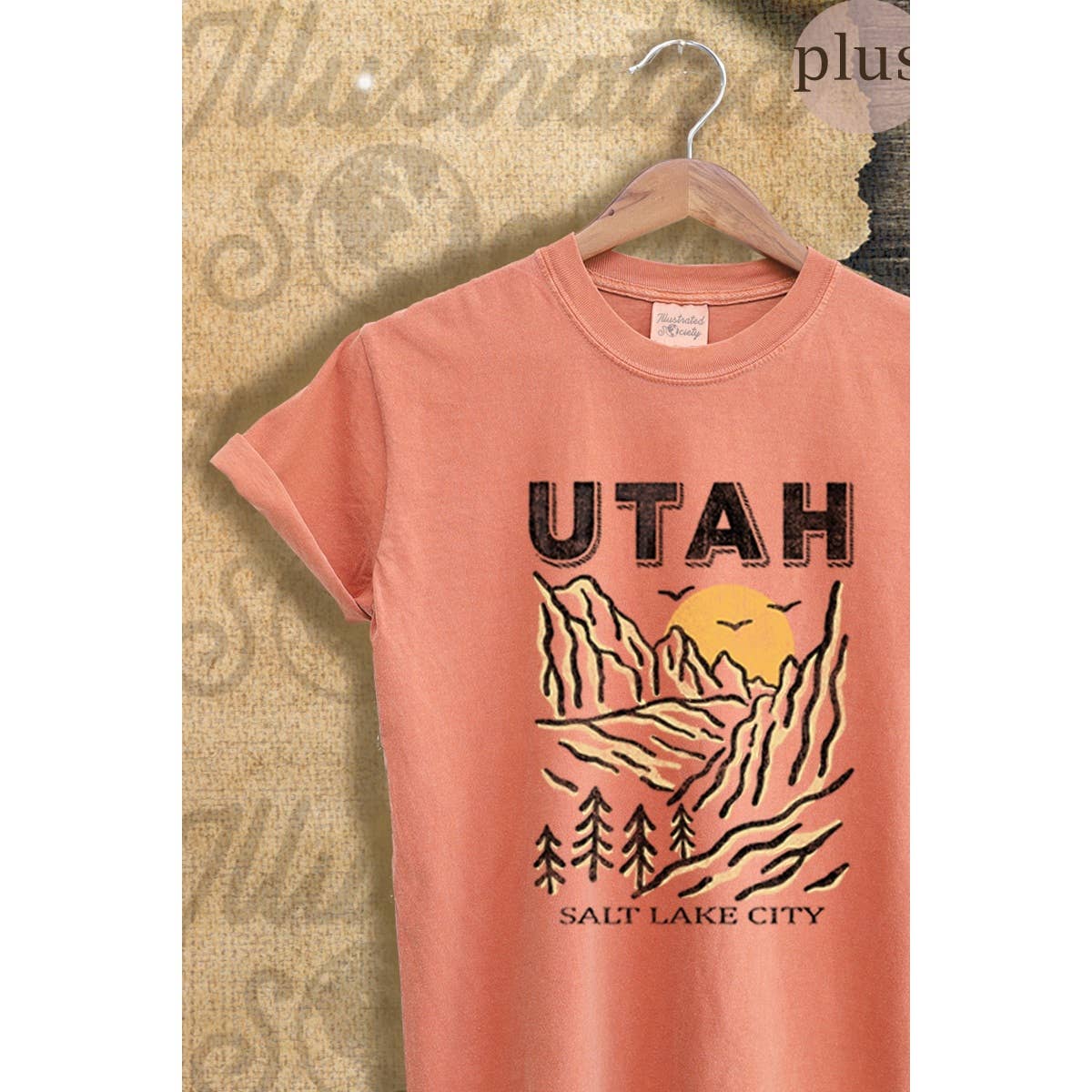 Utah Vintage Graphic Plus - Adult & Kids T-Shirts, Sweatshirts & Hoodies apparel design preview 1