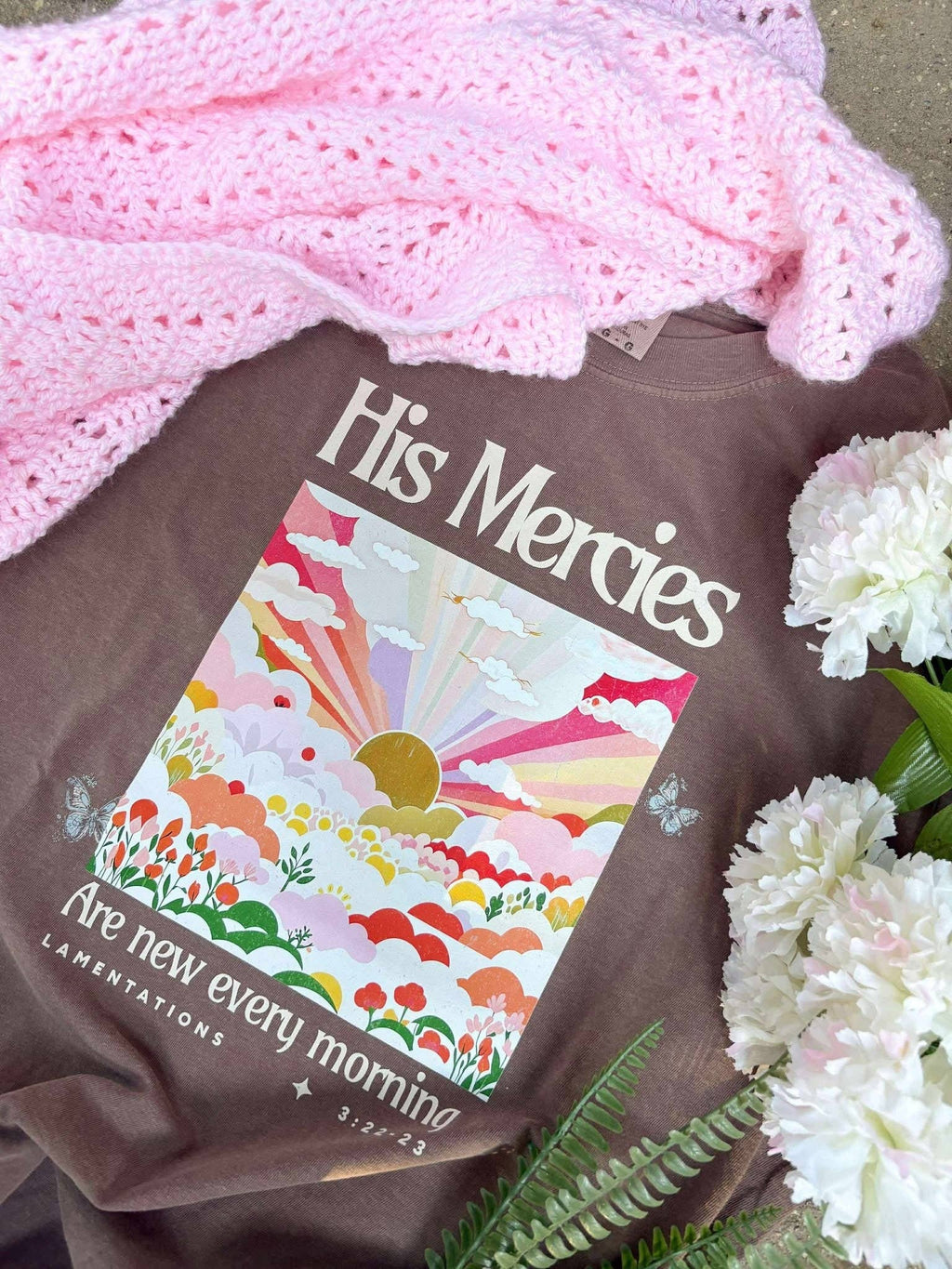 His Mercies Are New Every Morning Graphic - Adult & Kids T-Shirts, Sweatshirts & Hoodies apparel design preview 1