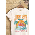 Sunset Beach Vintage Graphic Plus - Adult & Kids T-Shirts, Sweatshirts & Hoodies apparel design preview 1