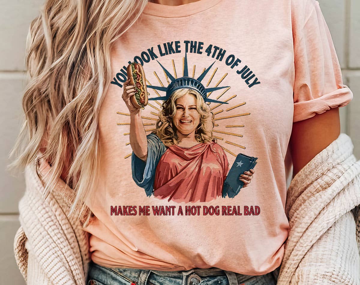 You Look Like the 4th of July Funny Meme Graphic - Adult & Kids T-Shirts, Sweatshirts & Hoodies apparel design preview 1