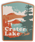 Crater Lake National Park Sticker - Adult & Kids T-Shirts, Sweatshirts & Hoodies apparel design preview 1