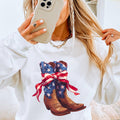 July 4th Graphic Western Patriotic Apparel - Adult & Kids T-Shirts, Sweatshirts & Hoodies apparel design preview 1